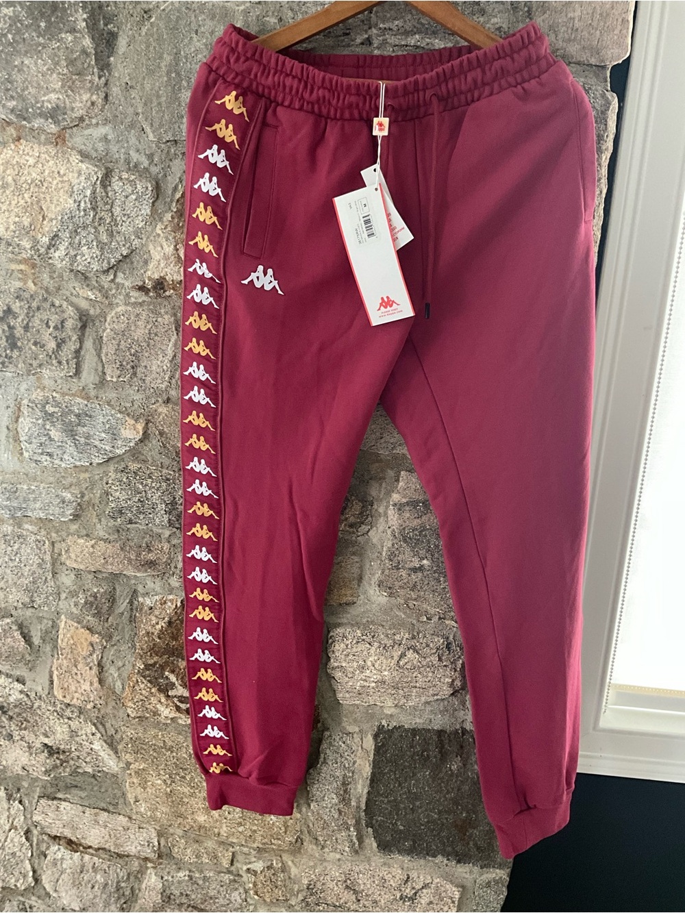 Kappa Rose Pink Hoodie with Drawstring